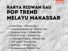 Sampul Album Lagu Makassar - Pop Trend Melayu Makassar Karya Ridwan Sau